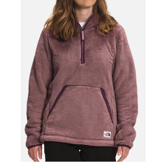 The North Face Women’s Champshire RECYCLED MATERIALS Pullover hoodie M Brown - Picture 1 of 4